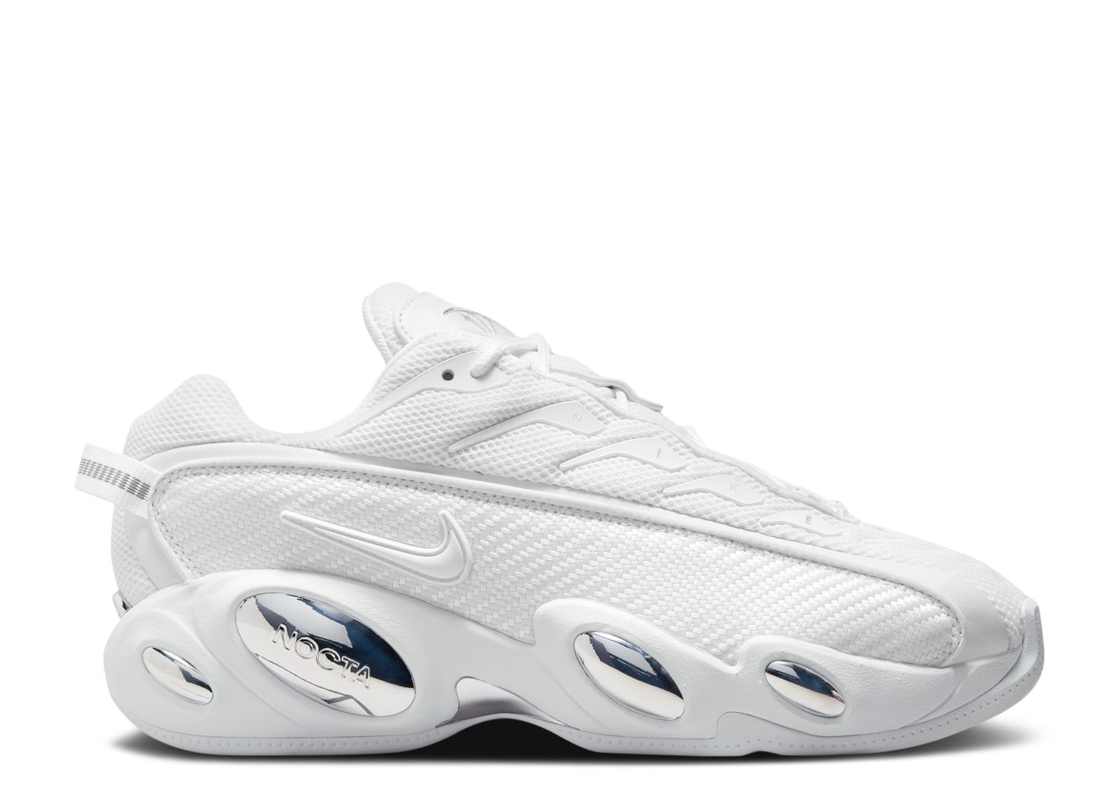 Кроссовки Nike Nocta X Glide 'Triple White', белый