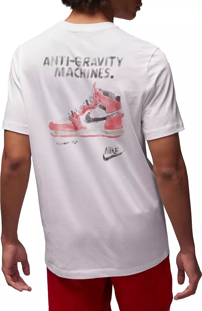 

Мужская футболка с короткими рукавами и рисунком Jordan Brand 2, белый