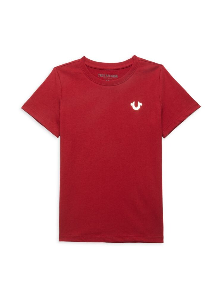

Футболка с логотипом Little Boy's True Religion, цвет Red Dahlia