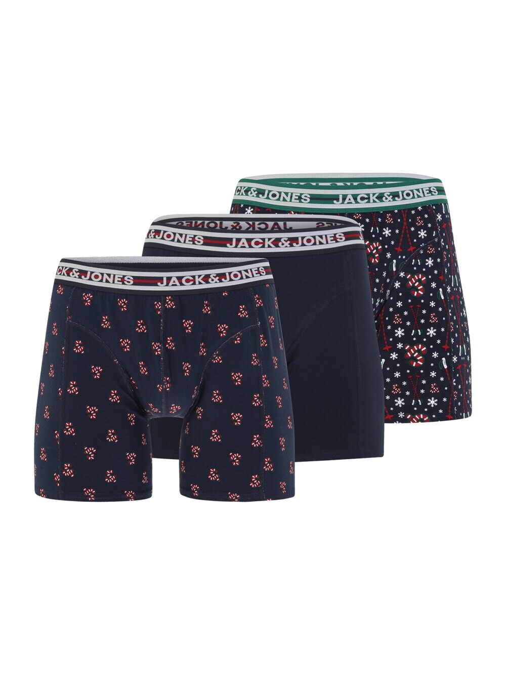 

Трусы боксеры Jack & Jones Plus XMAS CANDY, темно-синий