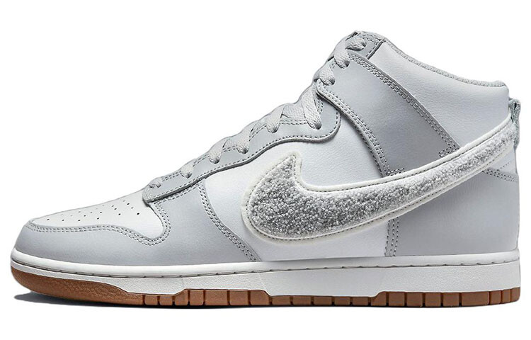 

Кроссовки Nike Dunk High University Chenille Swoosh Light Smoke Grey