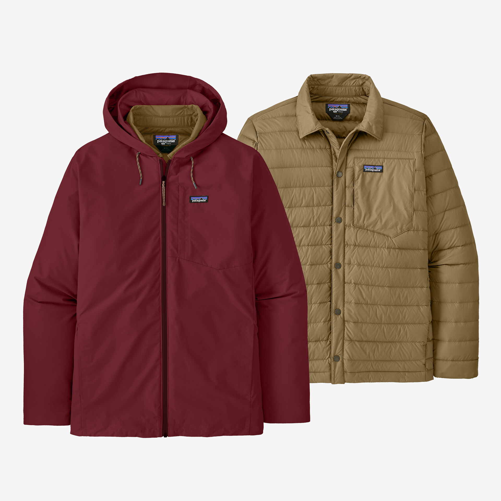 Мужская куртка Downdrift 3-в-1 Patagonia, кармин красный
