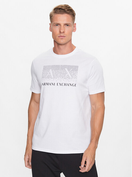 

Футболка стандартного кроя Armani Exchange, черный