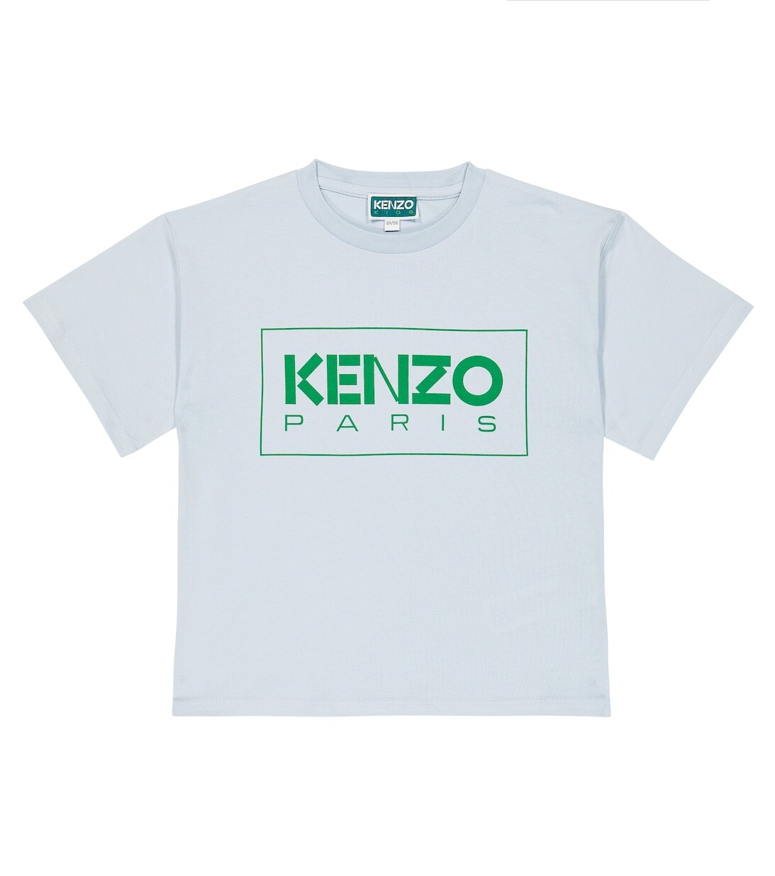 

Футболка из хлопкового джерси с принтом Kenzo, синий