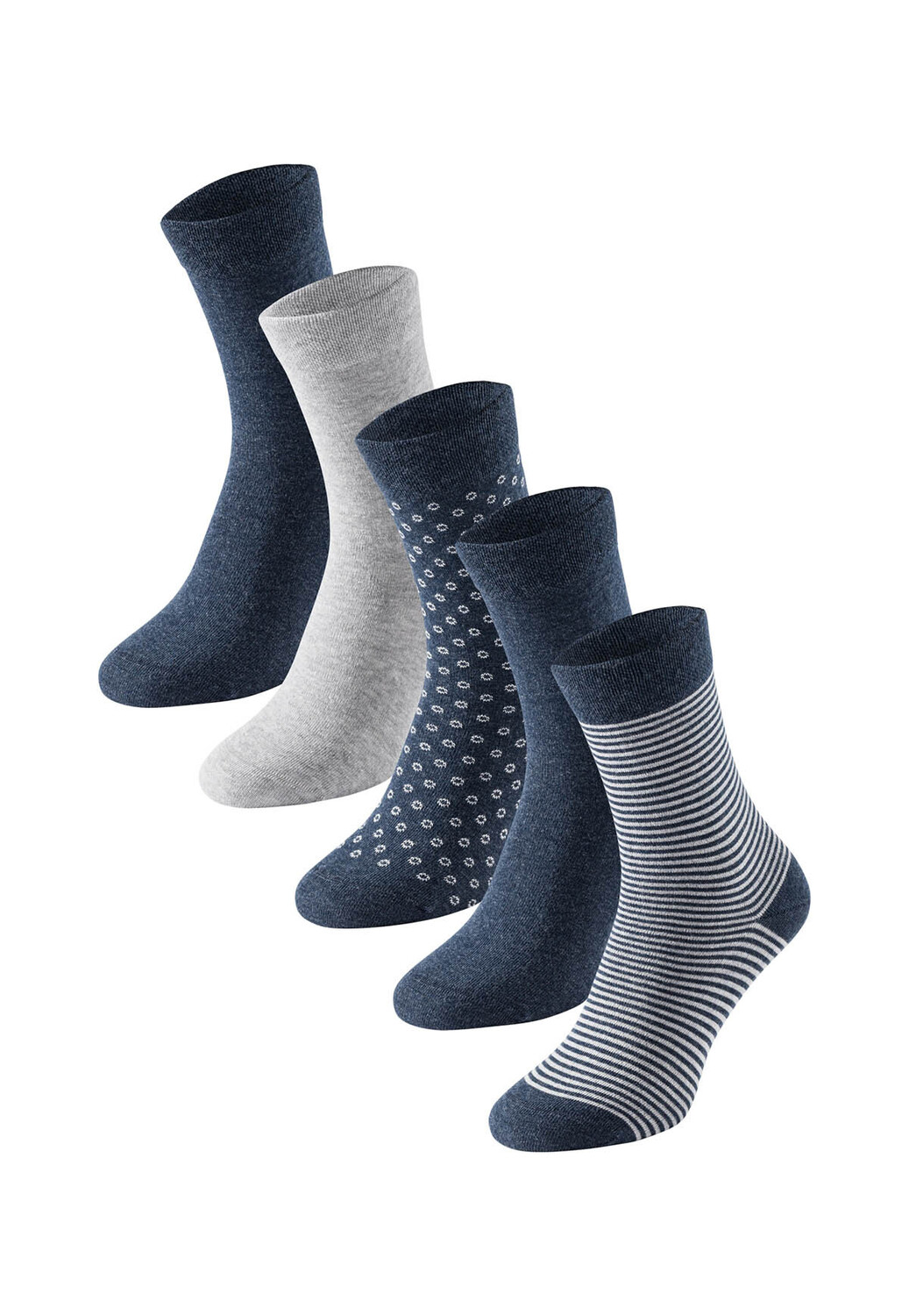 

Носки Schiesser 5 шт, цвет Grau/Blau