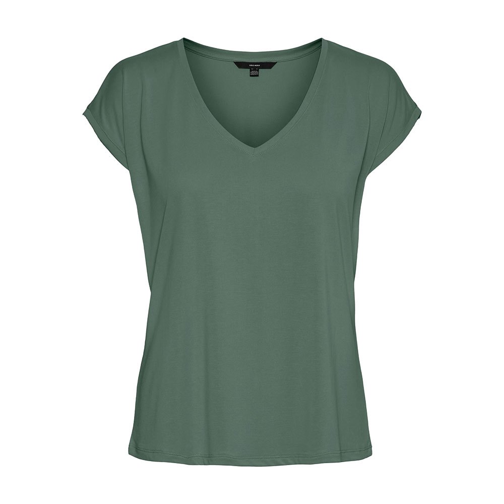 Футболка Vero Moda Filli Short Sleeve V Neck, зеленый футболка vero moda june short sleeve v neck зеленый