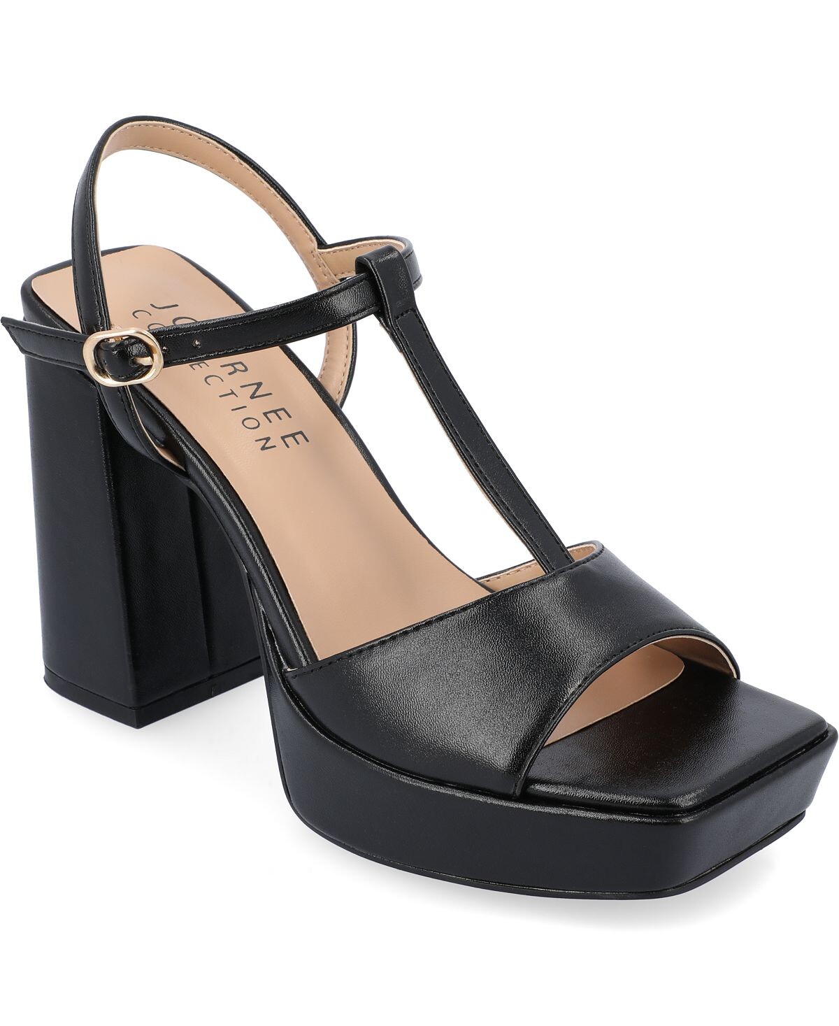 

Женские сандалии на платформе Parson Journee Collection, черный