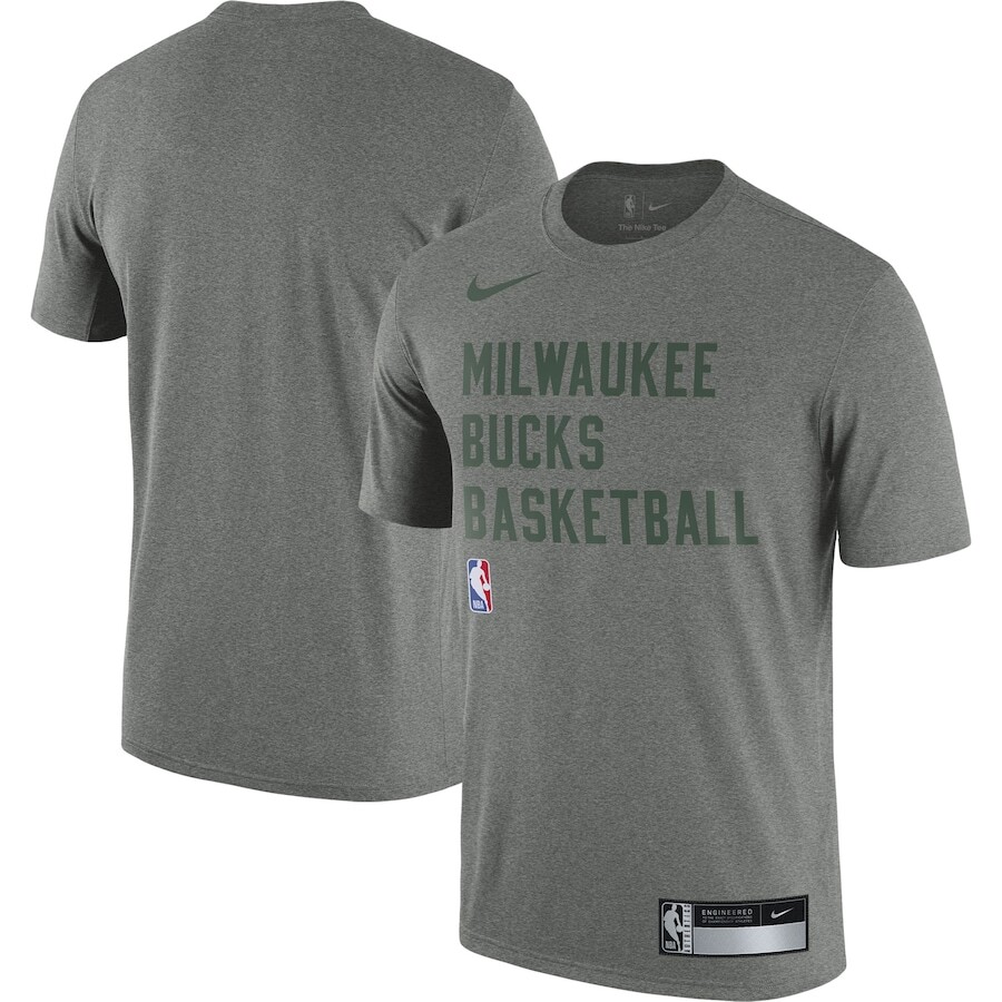 

Футболка с коротким рукавом Nike Milwaukee Bucks, серый