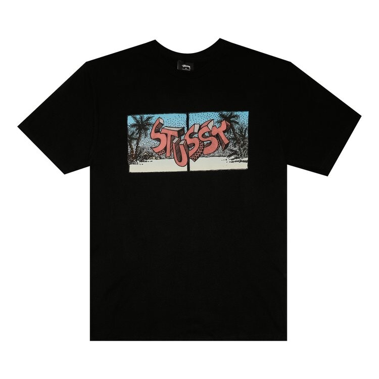 

Футболка Stussy Stranded 'Black', черный