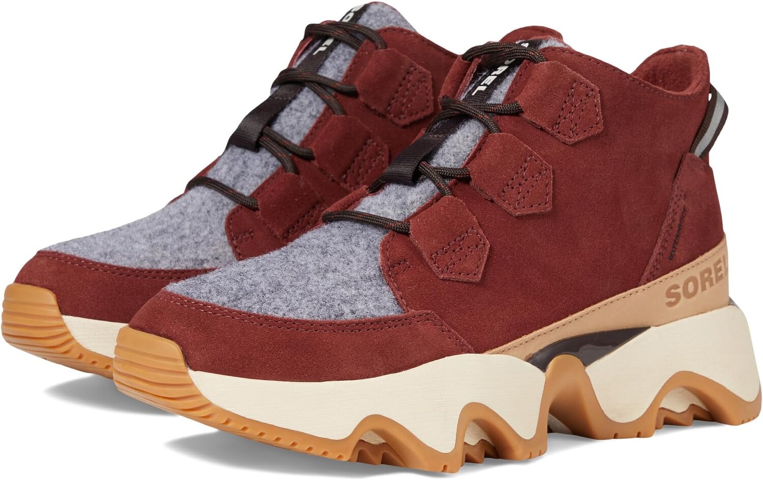 

Кроссовки Kinetic Impact Caribou Waterproof SOREL, цвет Spice/Blackened Brown
