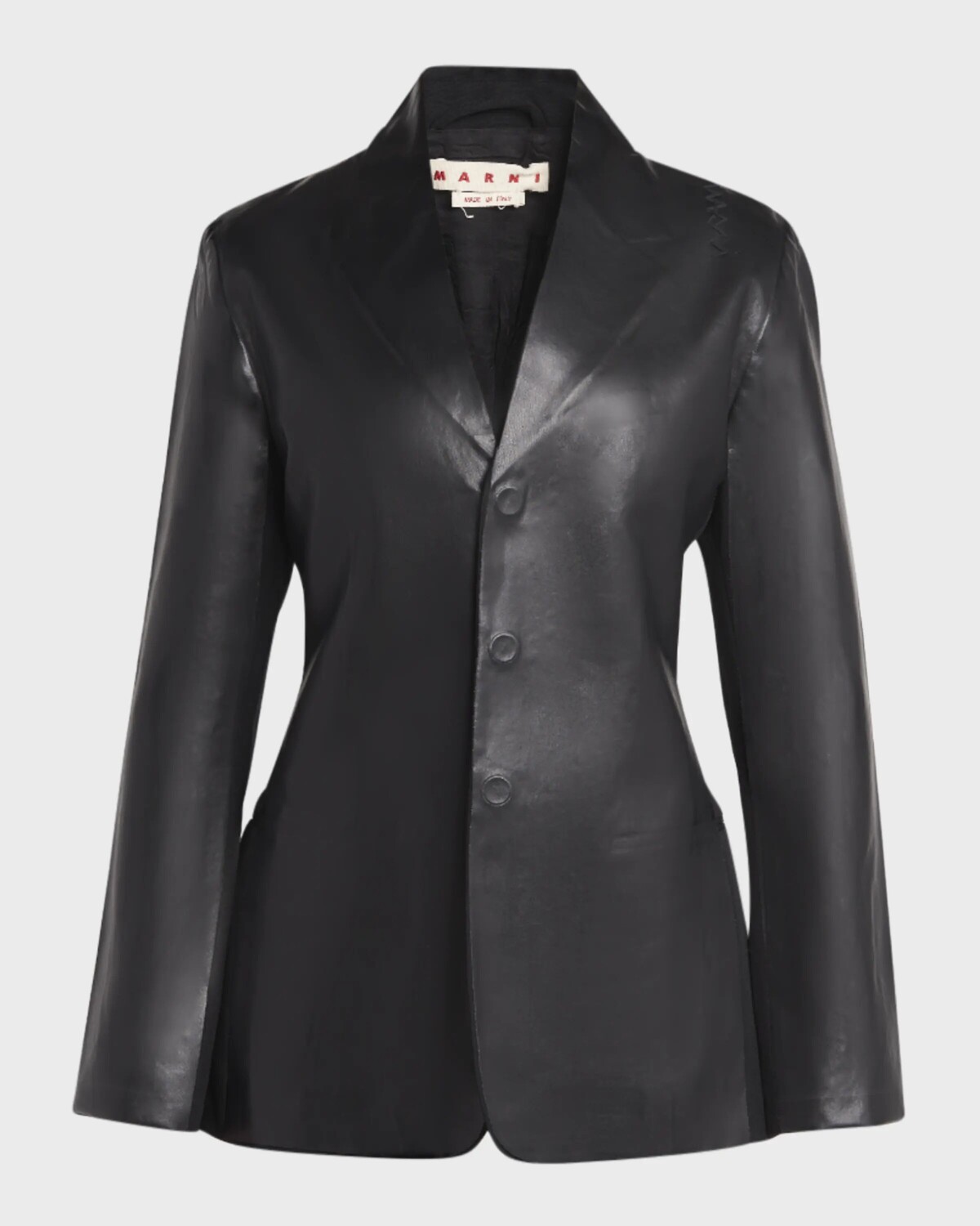 

Контрастный пиджак Marni, цвет Veryblack