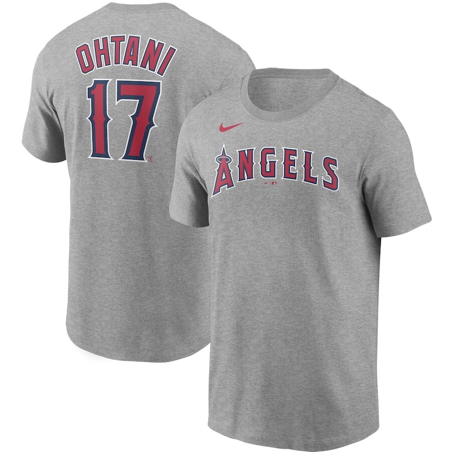 

Футболка с коротким рукавом Nike Los Angeles Angels, серый