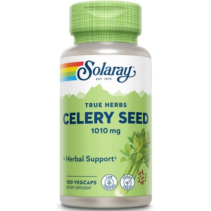Solaray Семена сельдерея 100 вегетарианских капсул solaray b комплекс 100 100 вегетарианских капсул