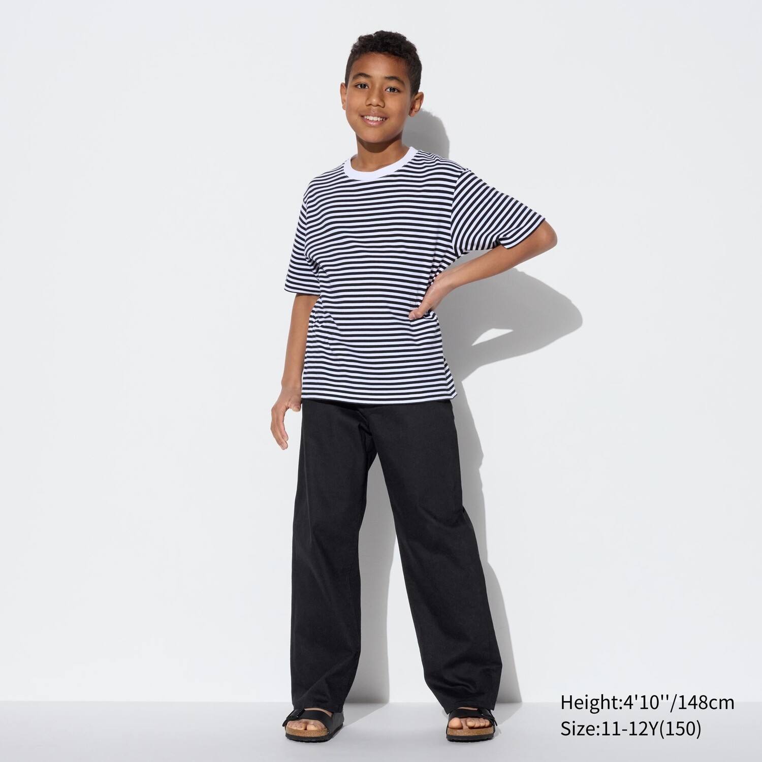 

Джинсы широкие UNIQLO, черный