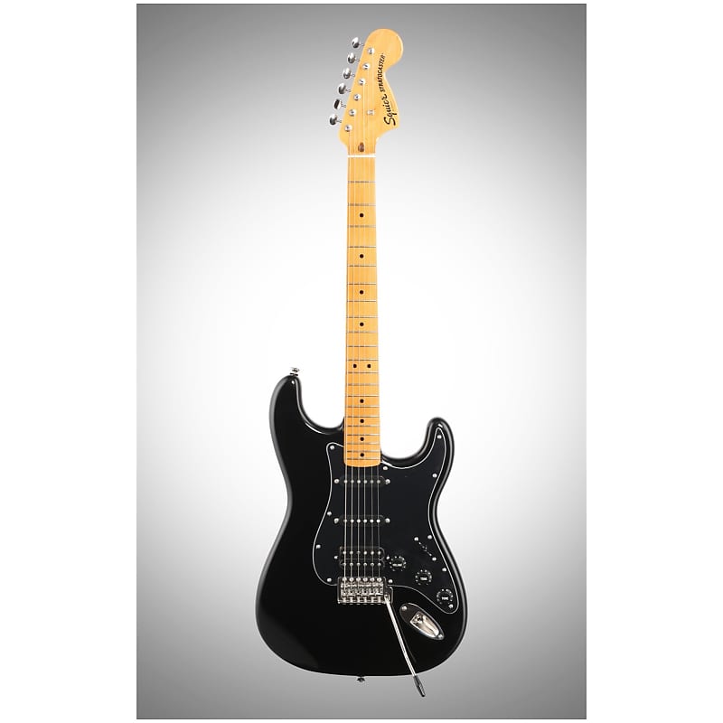 

Электрогитара Squier Classic Vibe '70s Stratocaster HSS Electric Guitar, Maple Fingerboard Black