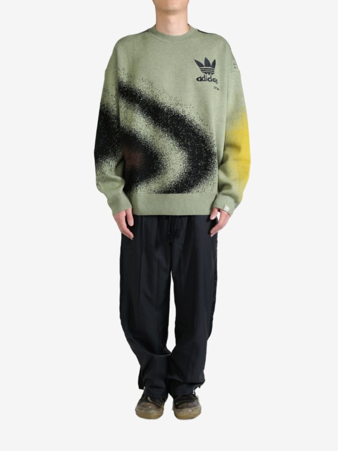 

Свитер с трилистником Adidas x Song For The Mute, зеленый