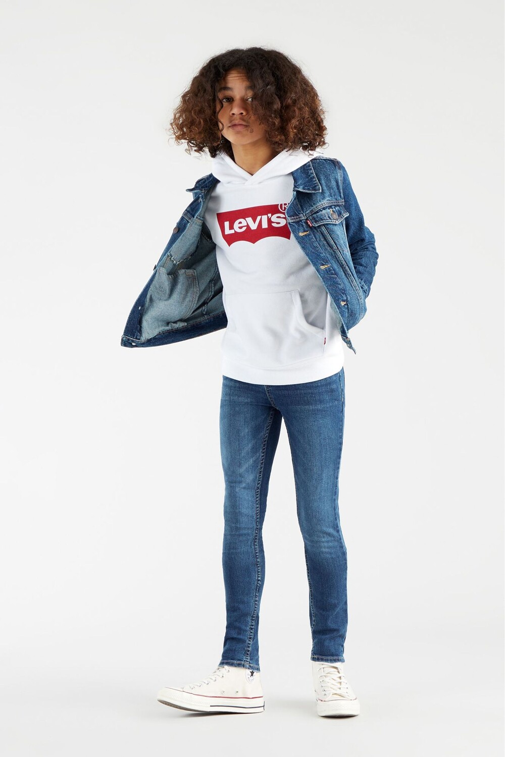

Джинсы скинни Por Vida с зауженными штанинами Levi's, синий