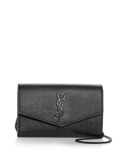 

Кошелек Uptown с цепочкой Saint Laurent, цвет Black