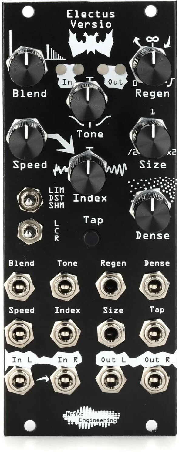 

Шумовая инженерия Electus Versio Стереоревербератор Модуль Eurorack - Черный