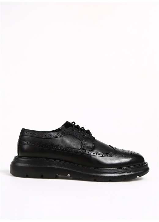Кожаные черные мужские классические туфли Fabrika