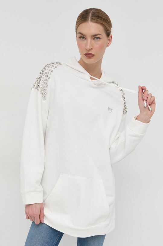 

Хлопковая толстовка Pinko, белый