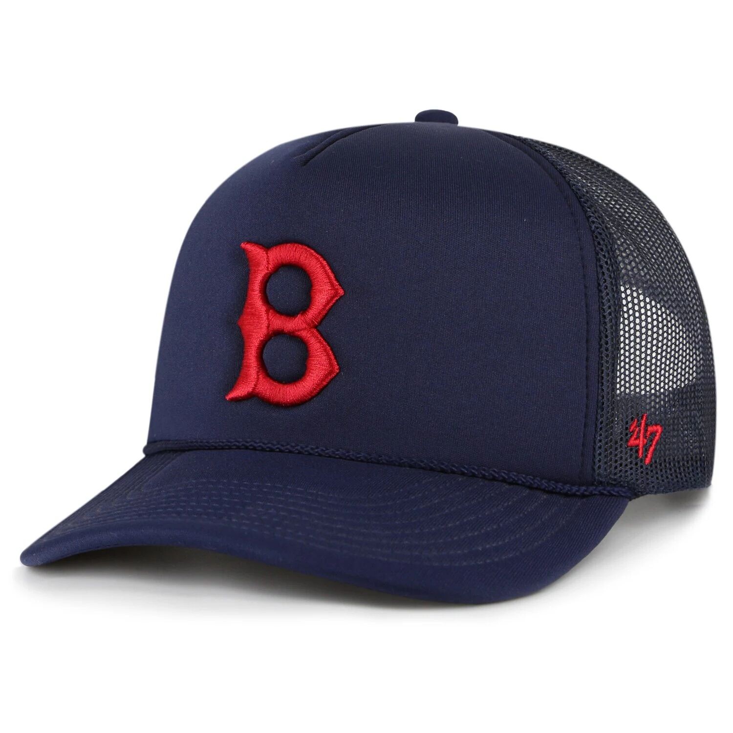 

Мужская темно-синяя кепка '47 Boston Red Sox из пенопласта с логотипом Trucker Snapback