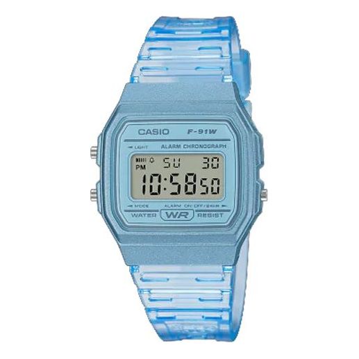 Часы Casio Retro Fashion Macaron Digital Watch 'Blue Translucent', синий