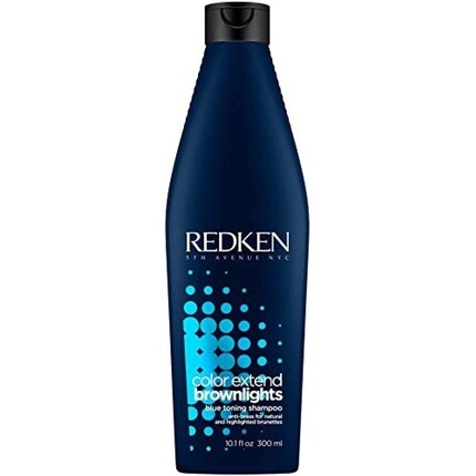 

Color Extend Brownlights Синий Шампунь для тонирования и защиты от медных пятен для брюнеток 300мл, Redken