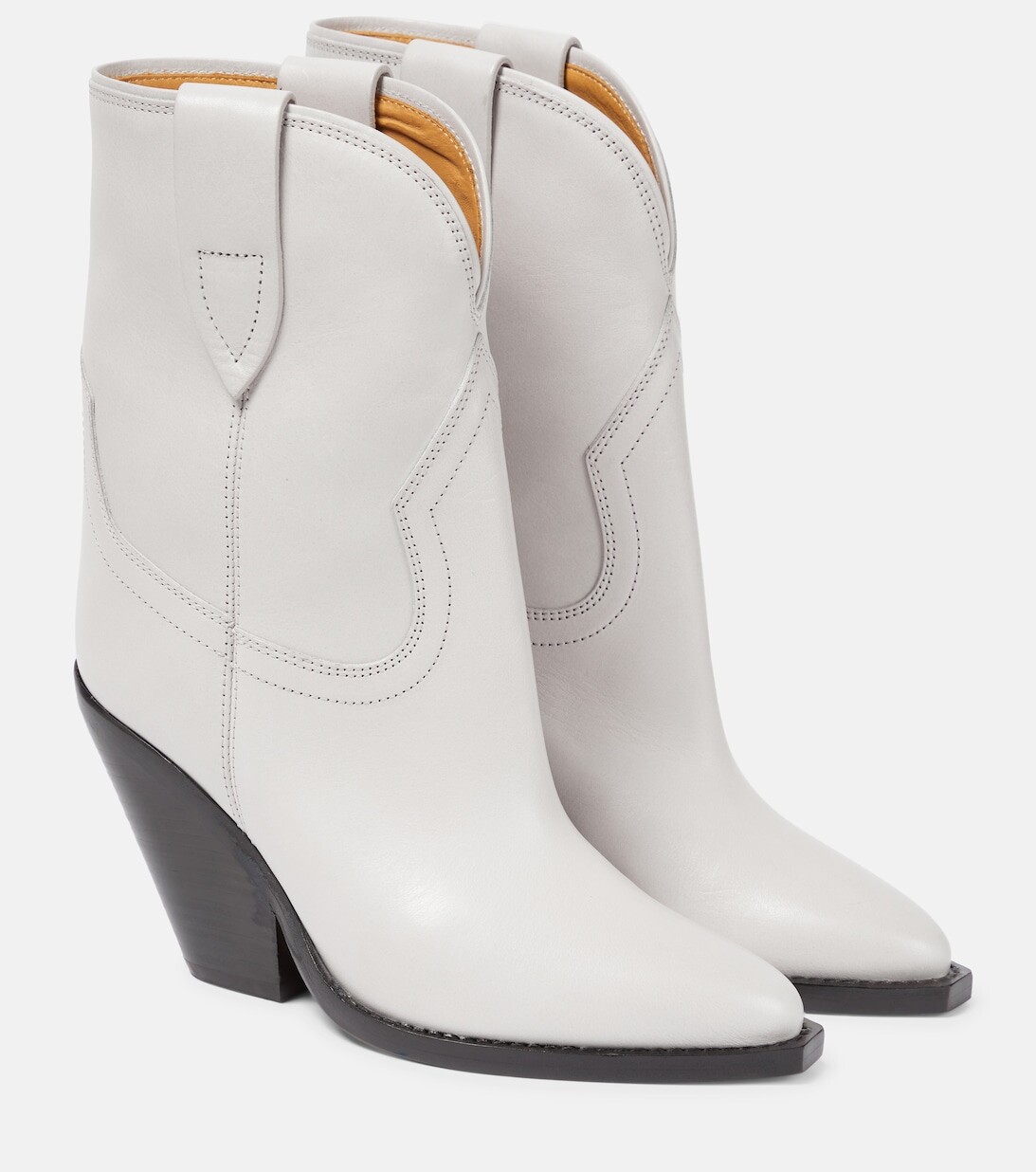 

Кожаные ботильоны Leyane Isabel Marant, белый