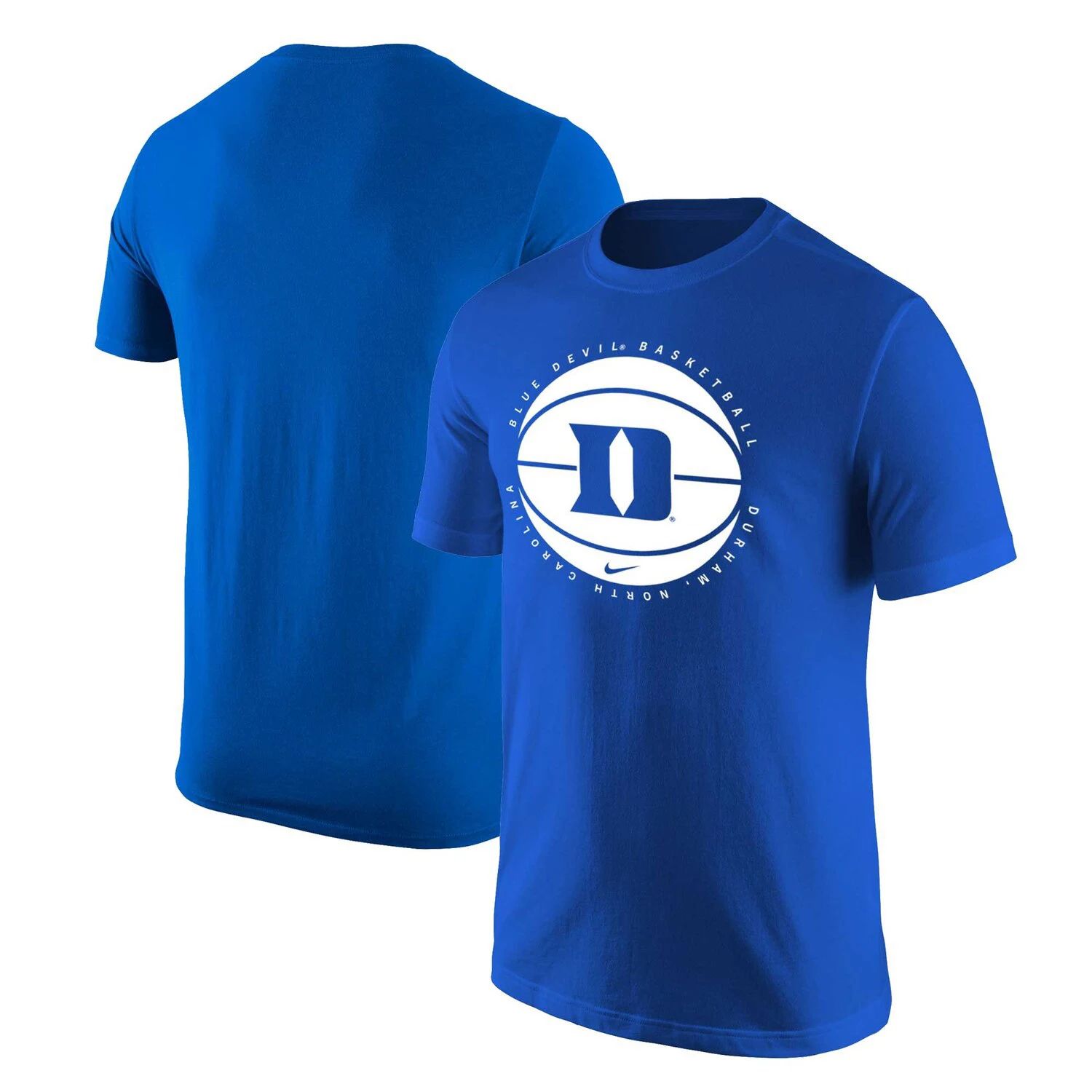Мужская баскетбольная футболка с логотипом Royal Duke Blue Devils Nike