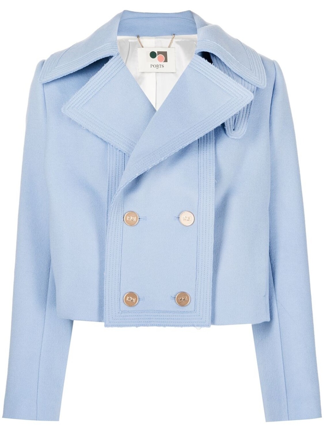 

Ports 1961 укороченный двубортный жакет, синий