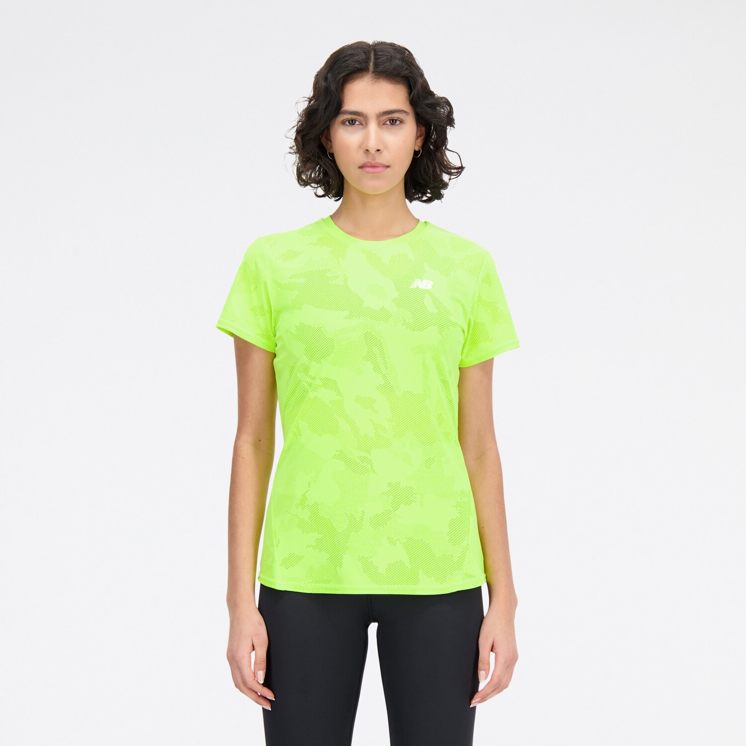 

Жаккардовая футболка Q Speed ​​— женская New Balance, зеленый