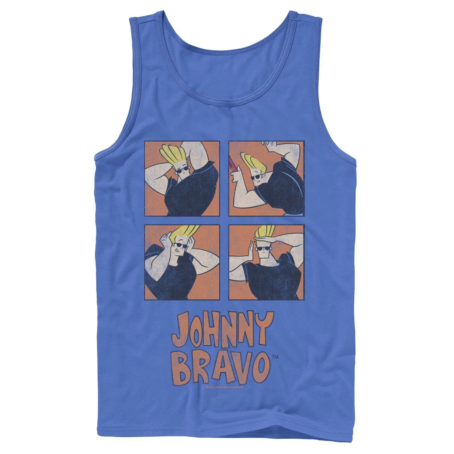 

Мужская майка с прической Cartoon Network Johnny Bravo Box Up Licensed Character