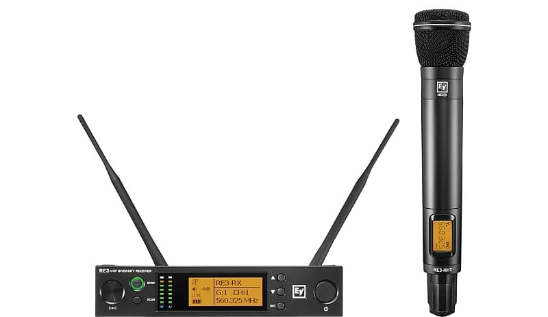 

Микрофон Electro-Voice RE3-ND96 UHF Wireless Set w/ ND76 Dynamic Cardioid Microphone