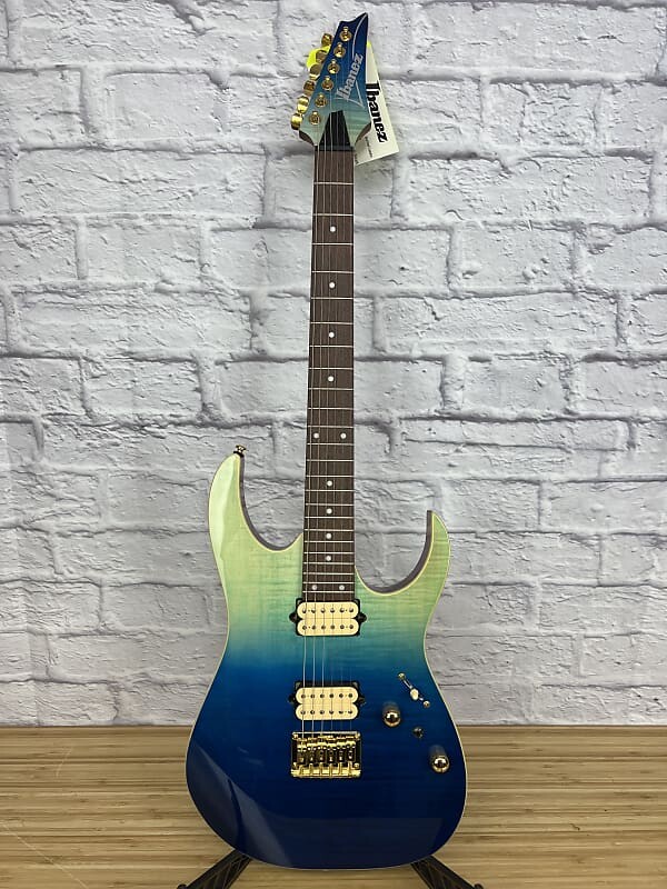 

Электрогитара Ibanez RG421HPFM-BRG Standard 2020 - Present - Blue Reef Gradation