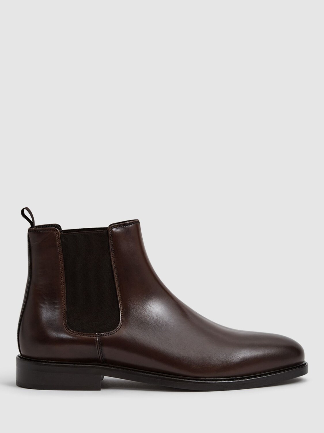 

Кожаные ботинки челси Reiss Tenor, коричневые