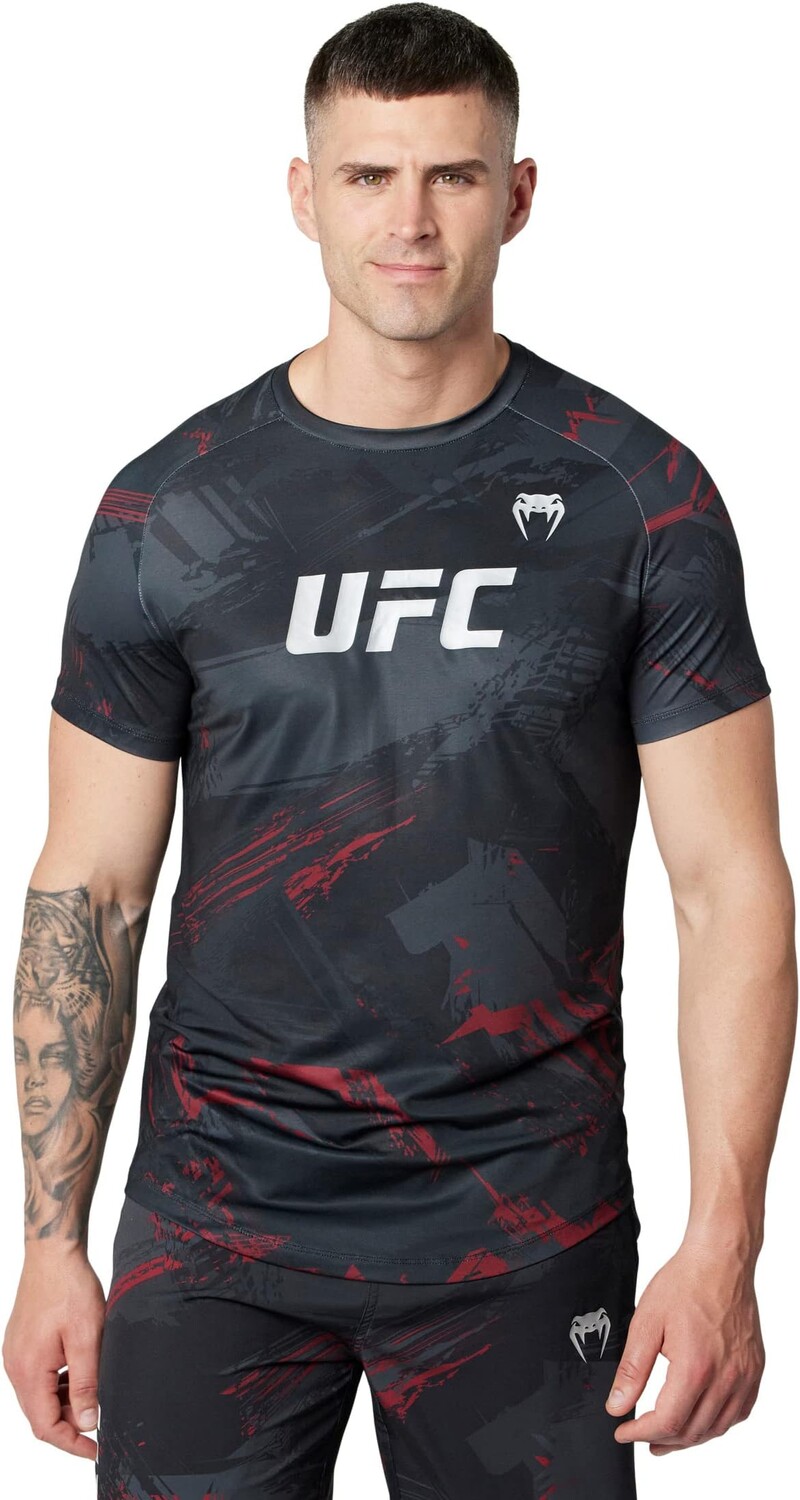 

Футболка с короткими рукавами UFC Venum Authentic Fight Week 2.0 Performance, черный