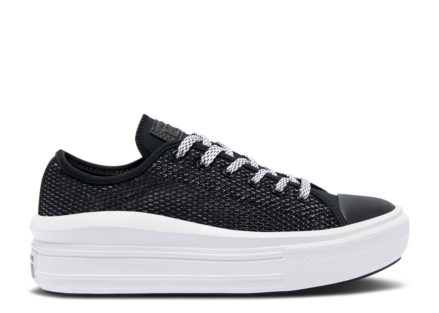 

Кроссовки Converse Wmns Chuck Taylor All Star Move Low 'Black White', черный