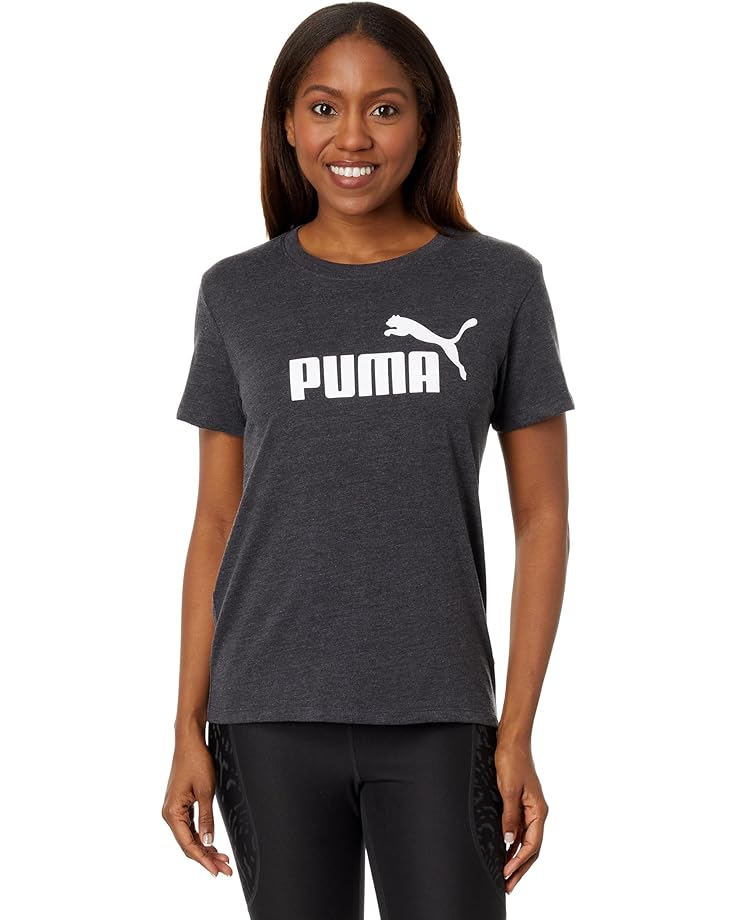 Футболка PUMA Essentials Logo, цвет Dark Gray Heather/Puma White футболка puma train fav heather ss tee мужская размер s dark gray heather