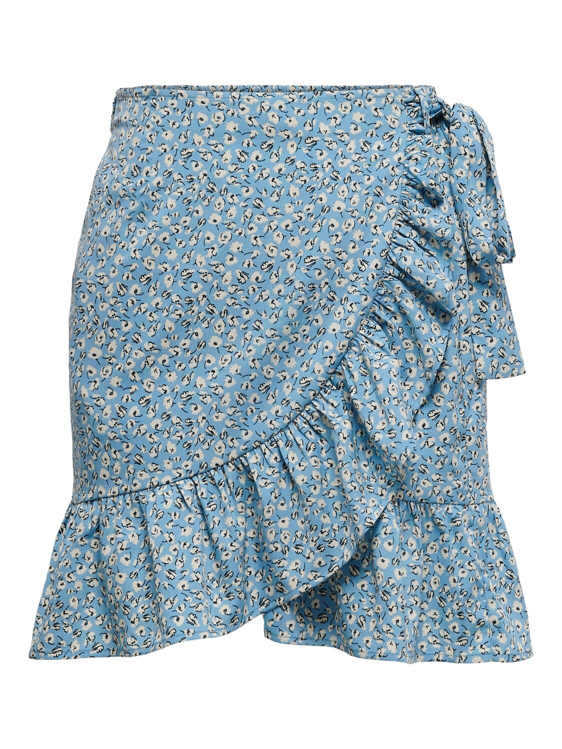 

Юбка до колена ONLY ONLOLIVIA WRAP regular/straight, синий
