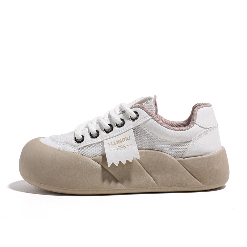 

Кроссовки HUANQIU Skateboarding Shoes Women's Low-top, белый/черный