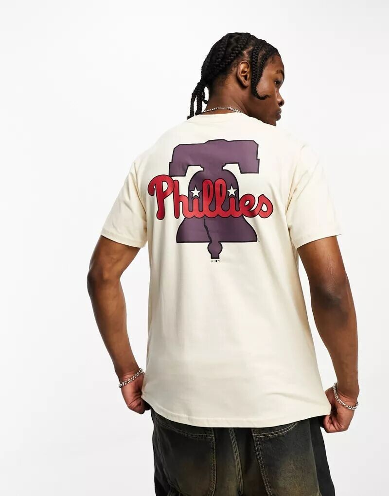 

Белая футболка 47 Brand Philadelphia Phillies с принтом на груди и спине