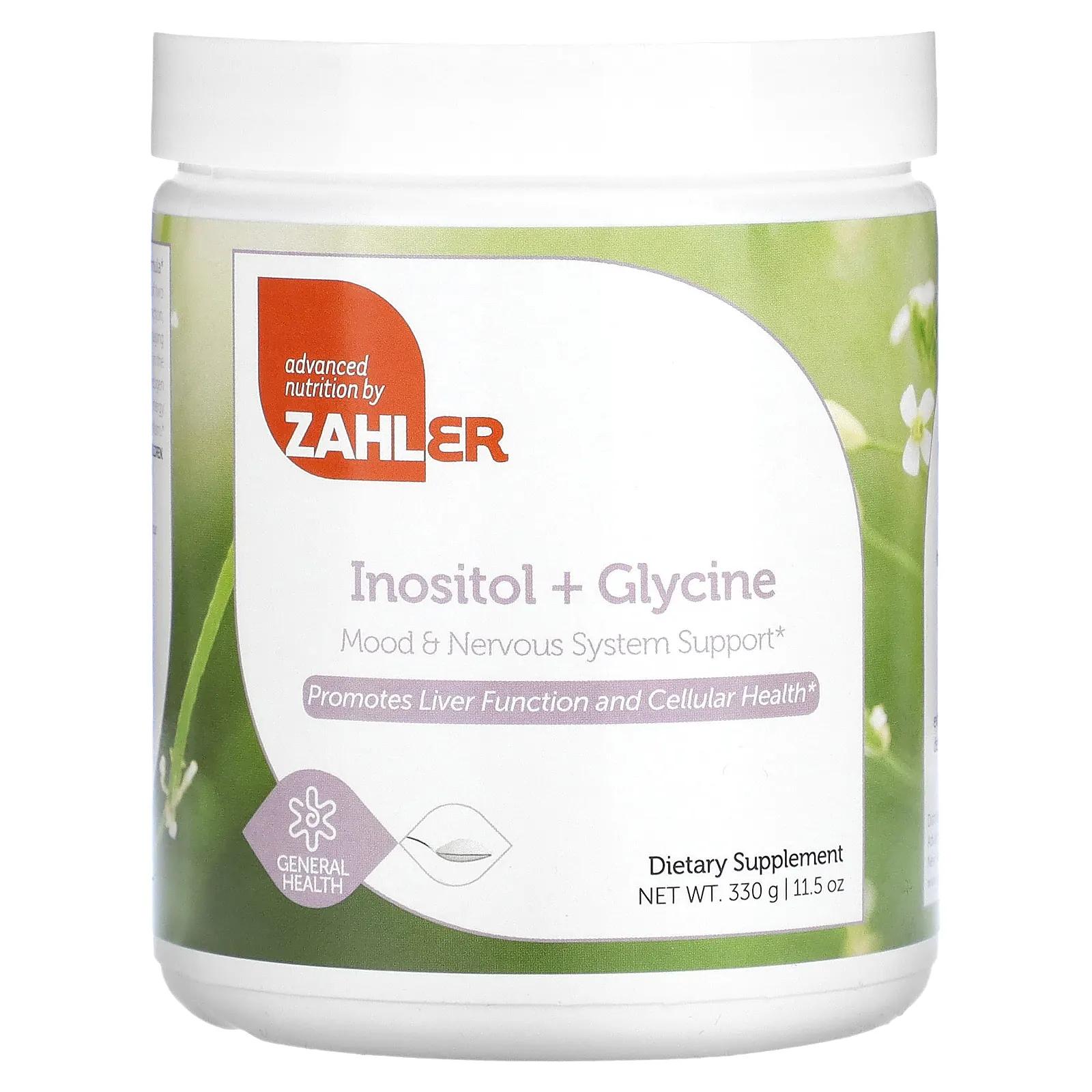 Zahler Инозитол + глицин 330 г (11,5 унции)