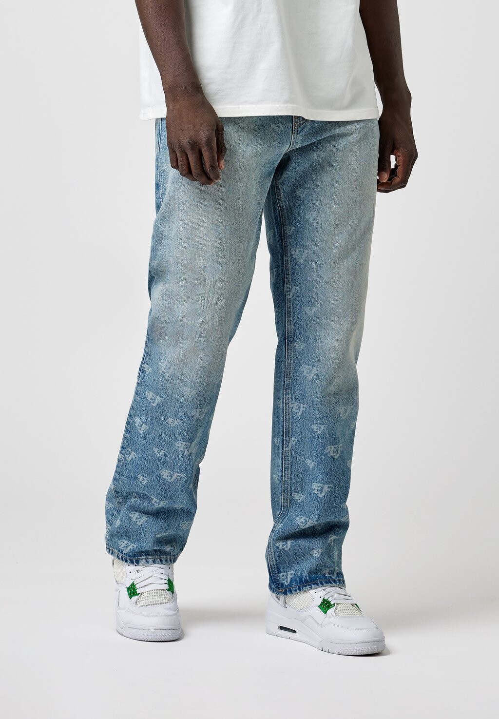 

Джинсы-бойфренды LOGO PRINT EIGHTYFIVE, темно-синий