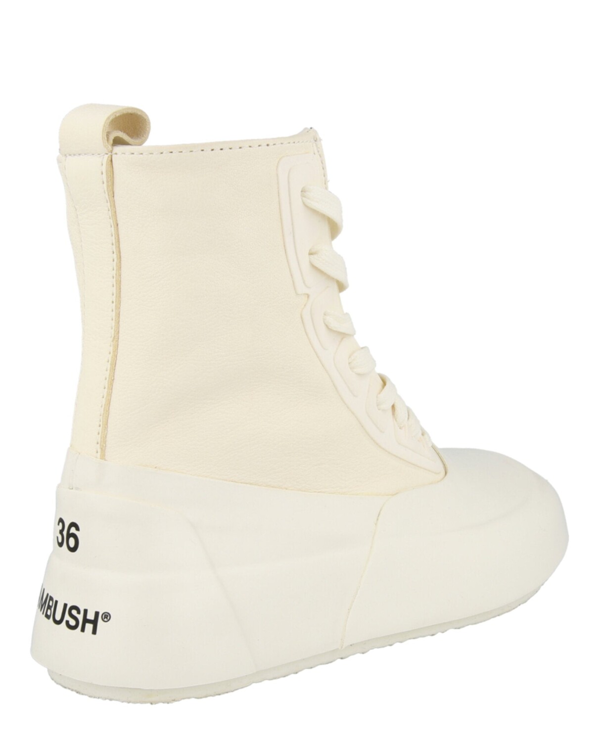 

Высокие кеды смешанной техники AMBUSH, белый