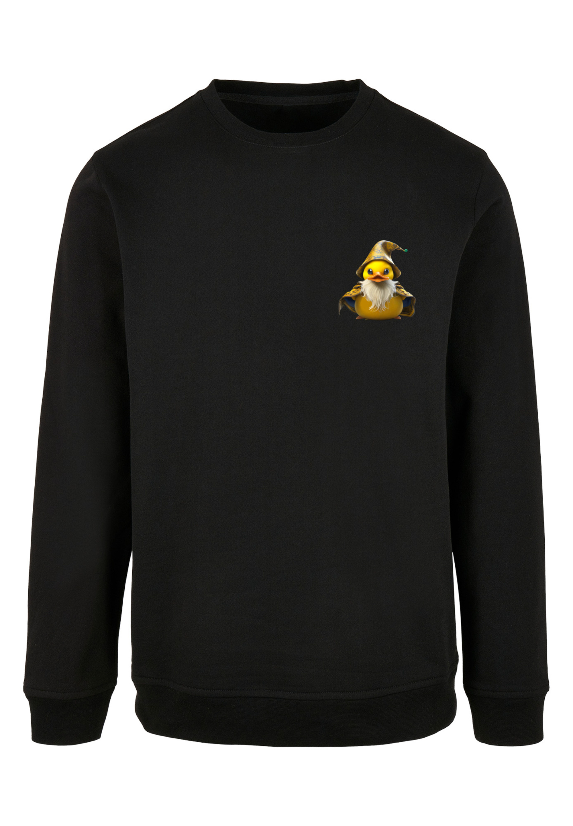 Пуловер F4NT4STIC Sweatshirt Rubber Duck Wizard CREW, черный