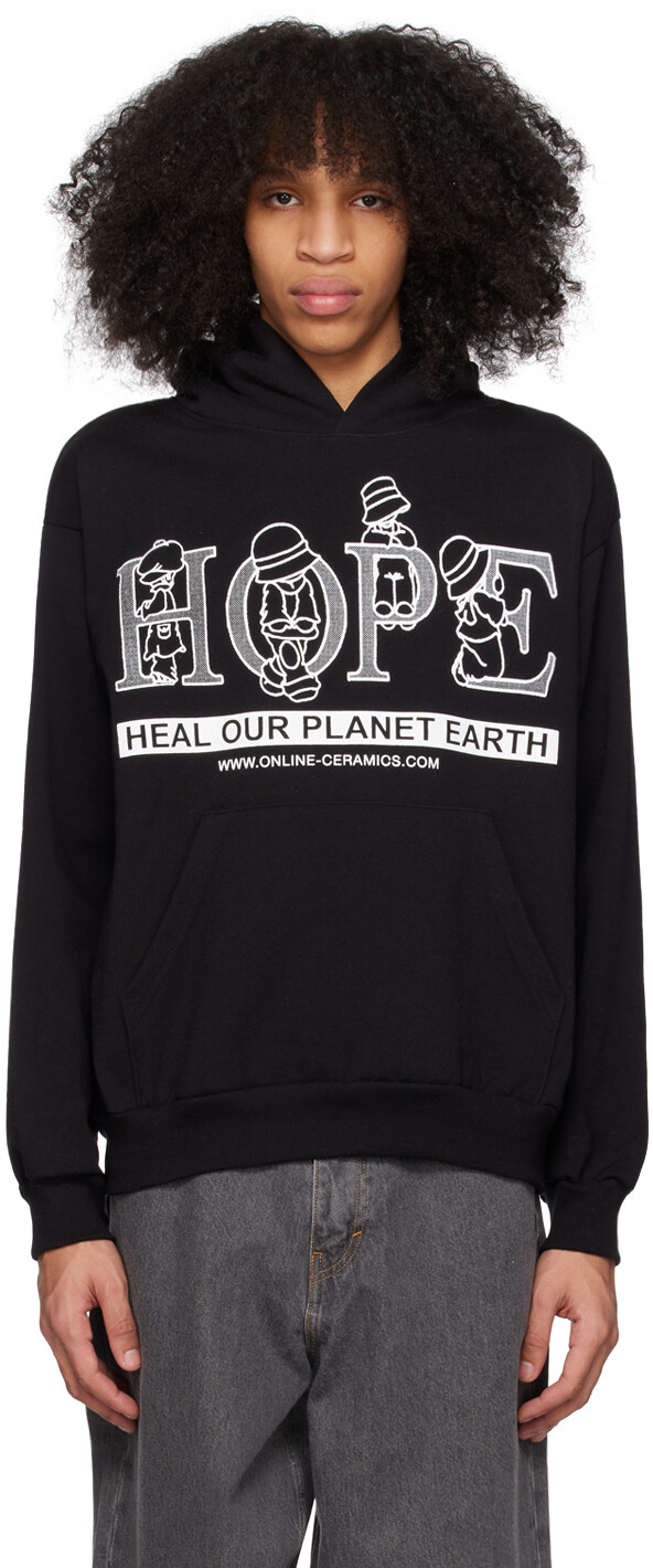 

Черный - худи Heal Our Planet Earth Online Ceramics
