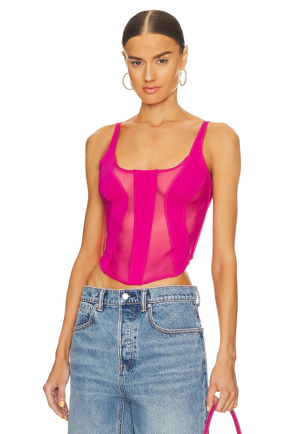 

Корсет OW Collection Swirl, цвет Neon Pink