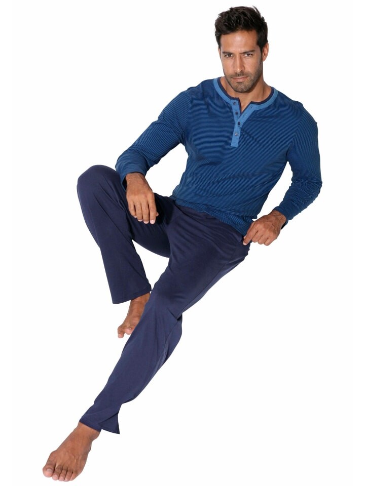 

Пижама AUTHENTIC LE JOGGER, цвет blau-gestreift-marine