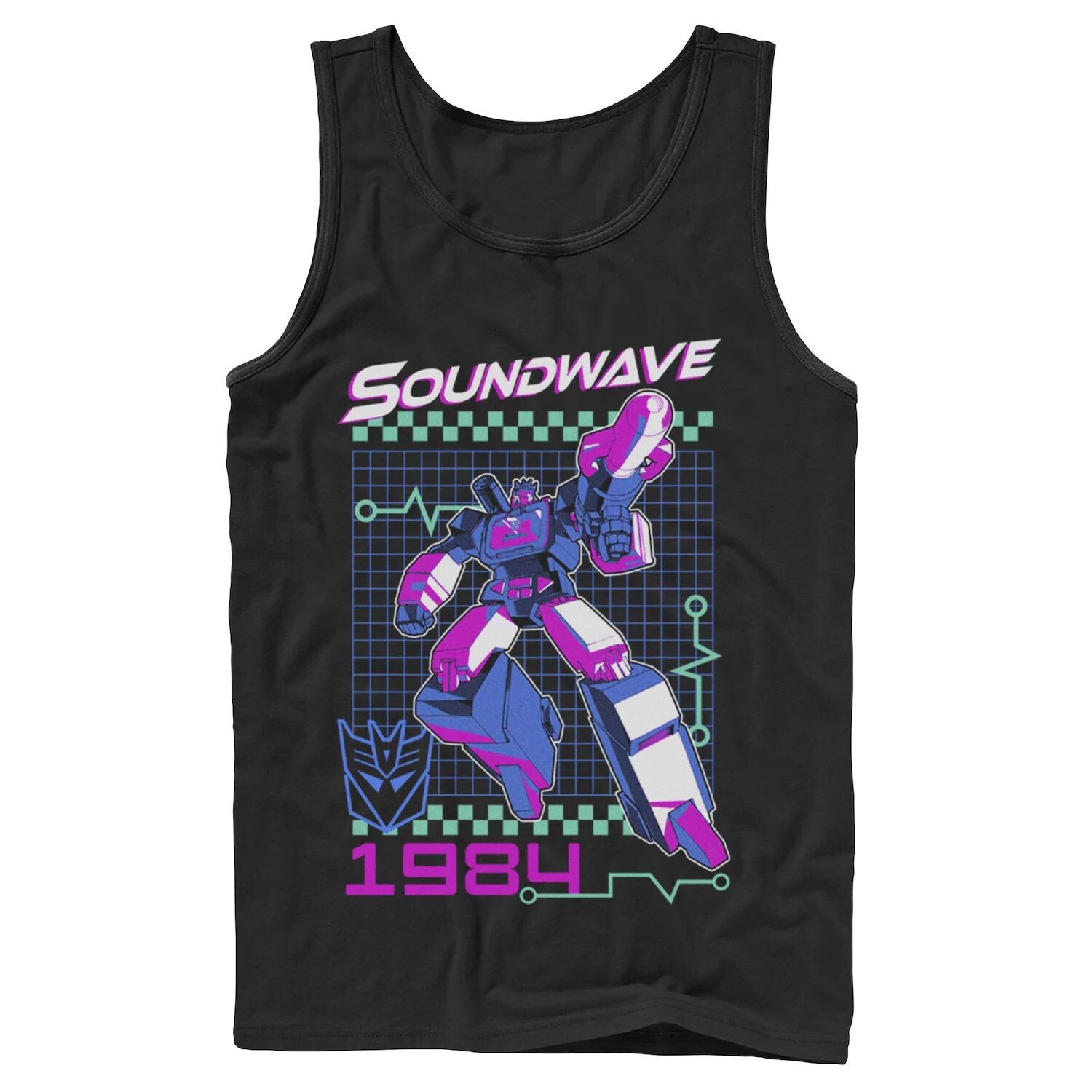 

Мужская майка Transformers Soundwave 1984 Licensed Character